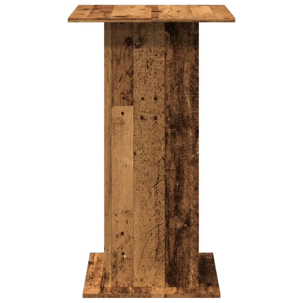vidaXL Bar Table with Storage Old Wood 60x60x102 cm Engineered Wood 5