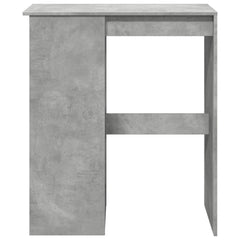 vidaXL Bar Table with Racks Concrete Grey 90x47.5x103.5 cm Engineered Wood 4