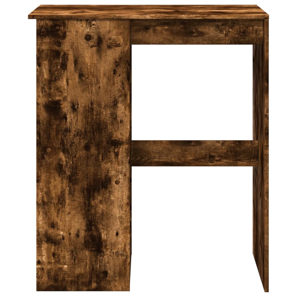 vidaXL Bar Table with Racks Smoked Oak 90x47.5x103.5 cm Engineered Wood 4