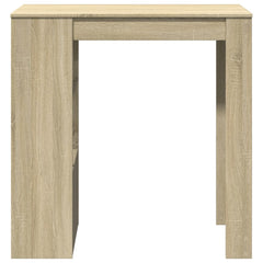 vidaXL Bar Table with Racks Sonoma Oak 102x50x103.5 cm Engineered Wood 4