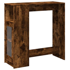 vidaXL Bar Table | Smoked Oak | Engineered Wood | Tall | Bar Table | Rectangular 2