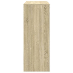 vidaXL Bar Table with Racks Sonoma Oak 90x40x103.5 cm Engineered Wood 5