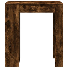 vidaXL Bar Table with Racks Smoked Oak 95x47x103.5 cm Engineered Wood 4