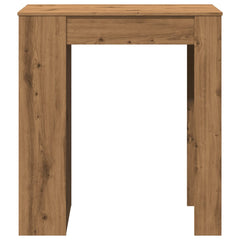 vidaXL Bar Table with Racks Artisan Oak 95x47x103.5 cm Engineered Wood 4