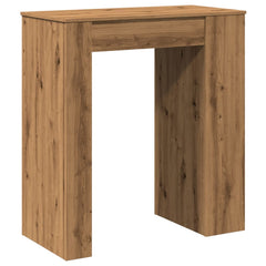 vidaXL Bar Table with Racks Artisan Oak 95x47x103.5 cm Engineered Wood 6