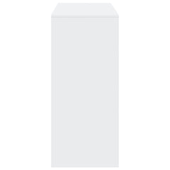 vidaXL Bar Table | White | Engineered Wood | Large | Bar Table | Rectangular 5