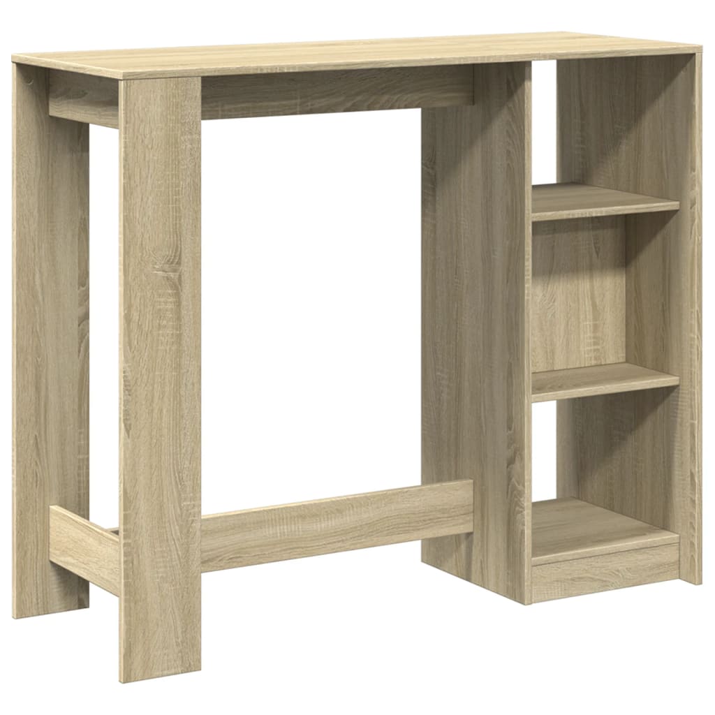 vidaXL Bar Table | Sonoma oak | Engineered wood | Large | Bar Table 6