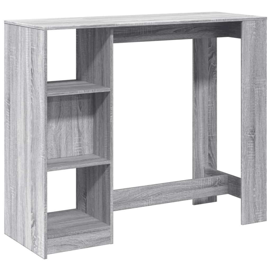 vidaXL Bar Table | Grey sonoma | Engineered wood | Large | Bar Table 2
