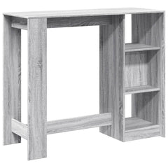 vidaXL Bar Table | Grey sonoma | Engineered wood | Large | Bar Table 6
