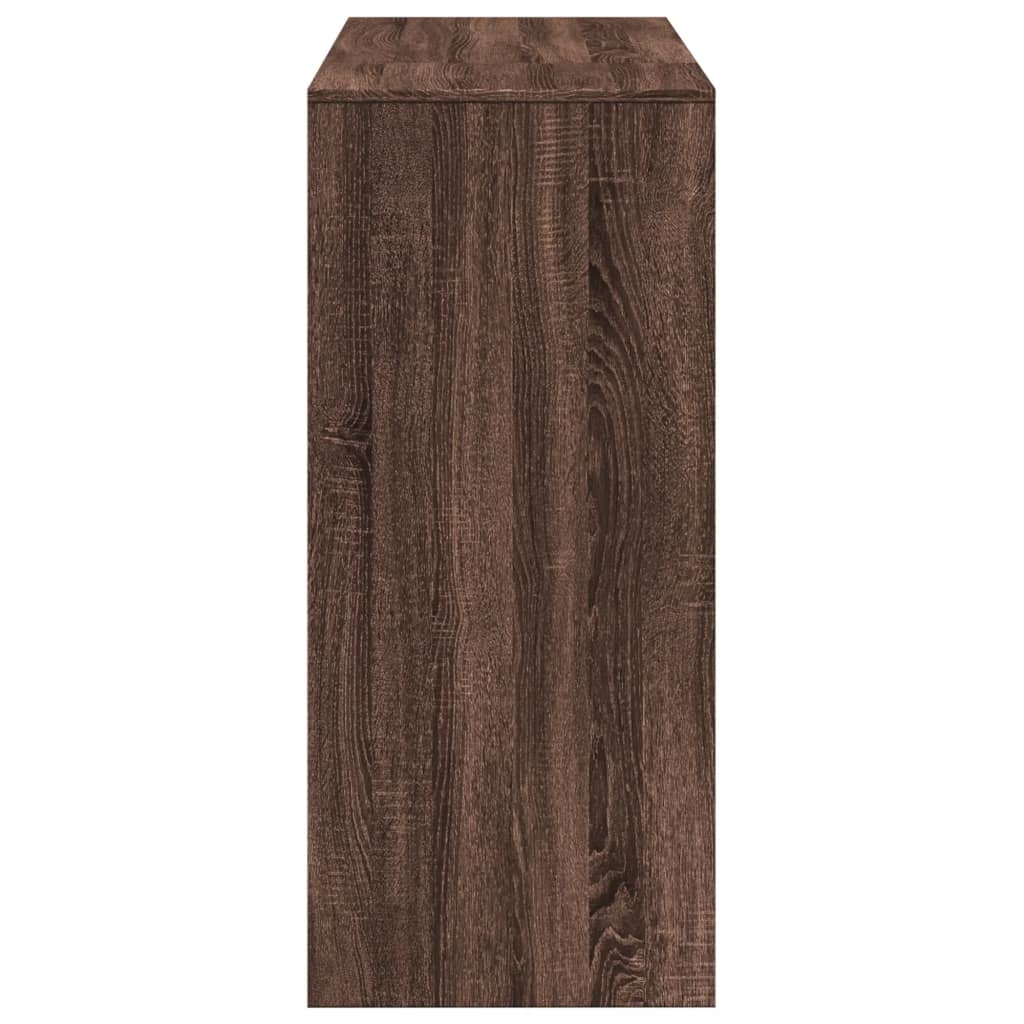 vidaXL Bar Table | Brown Oak | Engineered Wood | Tall | Bar Table | Rectangular 5