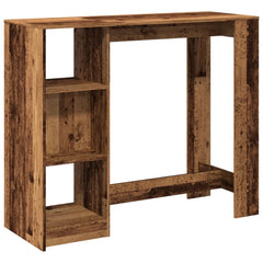 vidaXL Bar Table | Old wood | Engineered wood | 124 x 46 x 103.5 cm | Bar Table 2