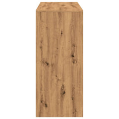 vidaXL Bar Table with Shelf Artisan Oak 124x46x103.5 cm Engineered Wood 5