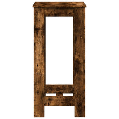 vidaXL Bar Table Smoked Oak 51x50x103,5 cm Engineered Wood 6