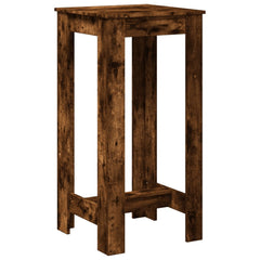 vidaXL Bar Table Smoked Oak 51x50x103,5 cm Engineered Wood 5