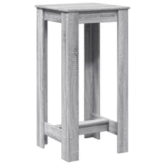 vidaXL Bar Table Grey Sonoma 51x50x103,5 cm Engineered Wood 2