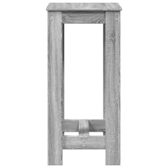 vidaXL Bar Table Grey Sonoma 51x50x103,5 cm Engineered Wood 6