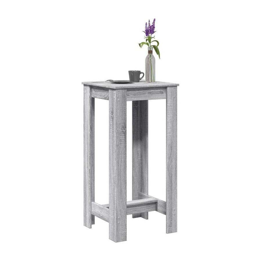 Bar Table Grey Sonoma Engineered Wood