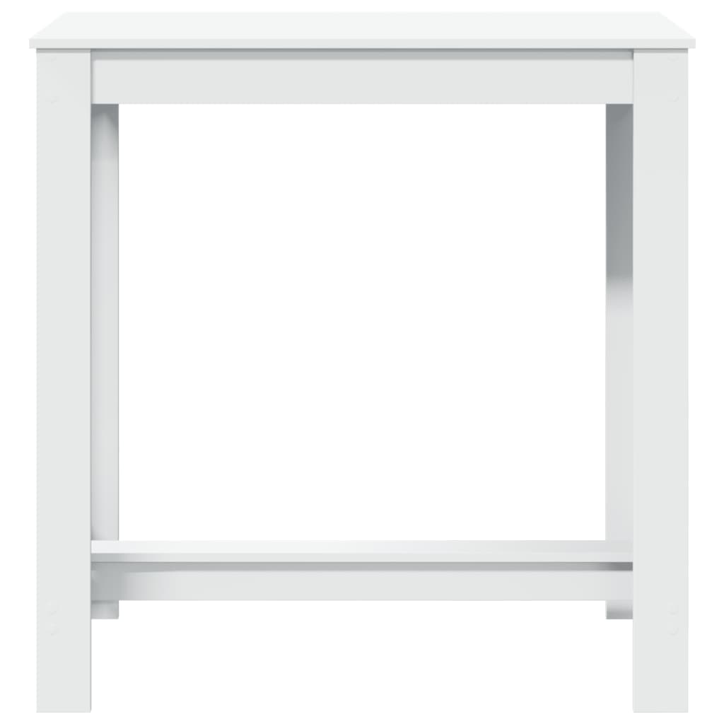 vidaXL Bar Table White 102x50x103,5 cm Engineered Wood 4