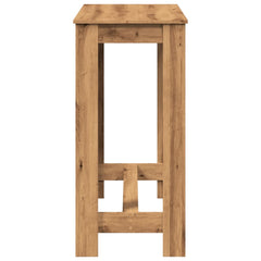 vidaXL Bar Table Artisan Oak 102x50x103,5 cm Engineered Wood 6