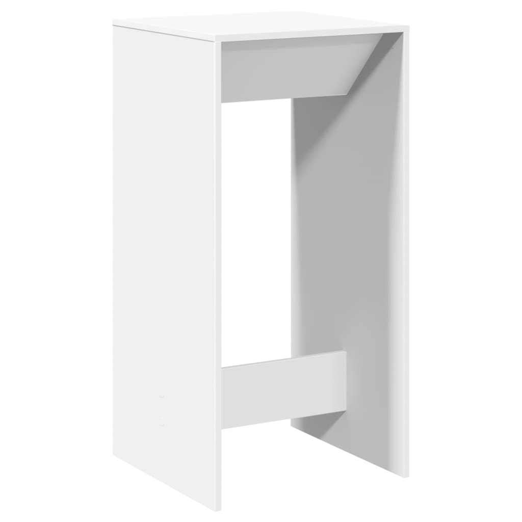 vidaXL Bar Table White 51x50x103,5 cm Engineered Wood 5