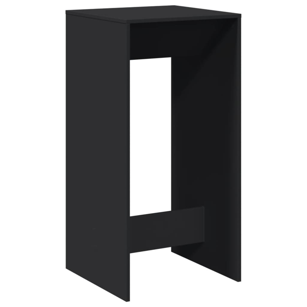 vidaXL Bar Table Black 51x50x103,5 cm Engineered Wood 5