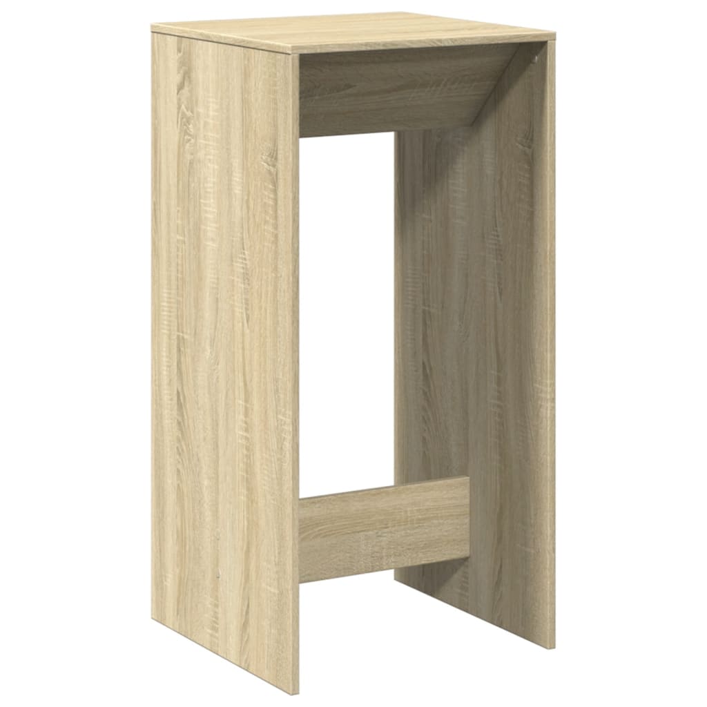 vidaXL Bar Table Sonoma Oak 51x50x103,5 cm Engineered Wood 2