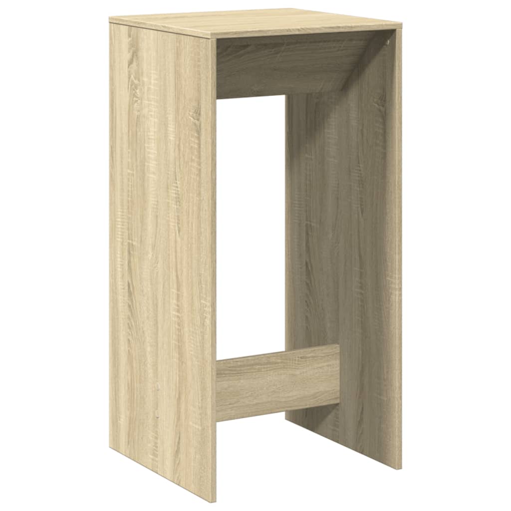 vidaXL Bar Table Sonoma Oak 51x50x103,5 cm Engineered Wood 5