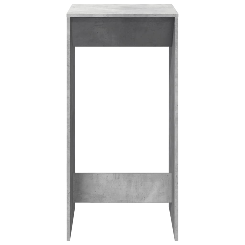 vidaXL Bar Table Concrete Grey 51x50x103,5 cm Engineered Wood 4