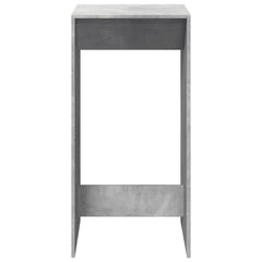 vidaXL Bar Table Concrete Grey 51x50x103,5 cm Engineered Wood 4