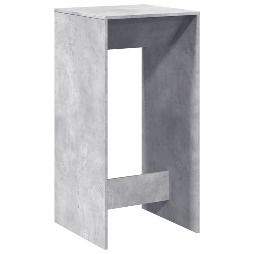vidaXL Bar Table Concrete Grey 51x50x103,5 cm Engineered Wood 5