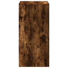 vidaXL Bar Table Smoked Oak 51x50x103,5 cm Engineered Wood 6
