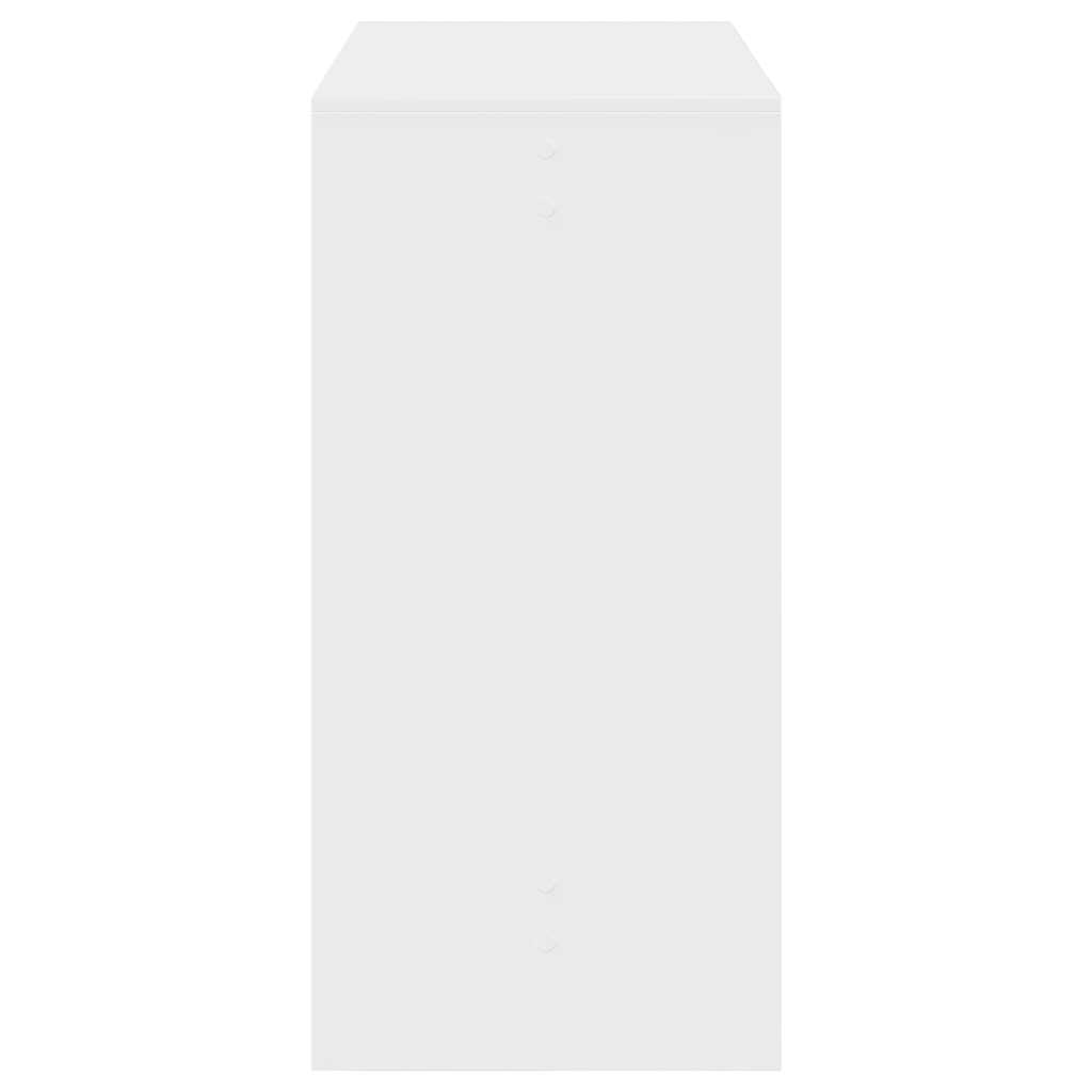 vidaXL Bar Table White 102x50x103,5 cm Engineered Wood 6