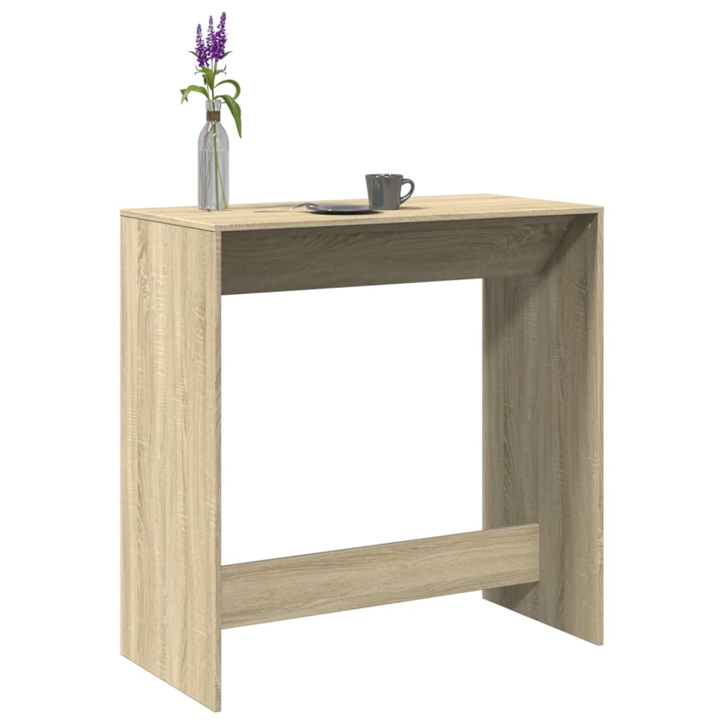 Bar Table Engineered Wood in Sonoma Oak