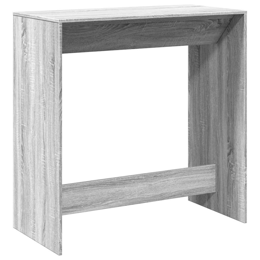 vidaXL Bar Table Grey Sonoma 102x50x103,5 cm Engineered Wood 5