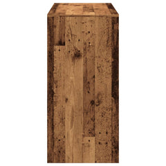vidaXL Bar Table Old Wood 102x50x103,5 cm Engineered Wood 6