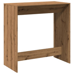 vidaXL Bar Table Artisan Oak 102x50x103,5 cm Engineered Wood 2