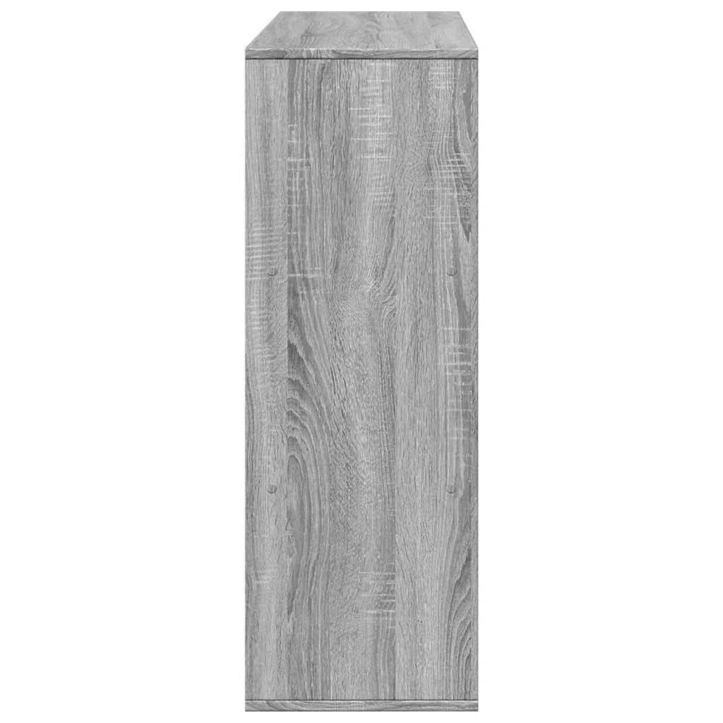 vidaXL Book Cabinet/Room Divider Grey Sonoma 100x33x94,5 cm 5
