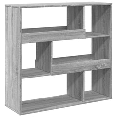 vidaXL Book Cabinet/Room Divider Grey Sonoma 100x33x94,5 cm 4