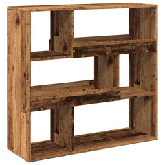 vidaXL Book Cabinet/Room Divider Old Wood 100x33x94,5 cm 2