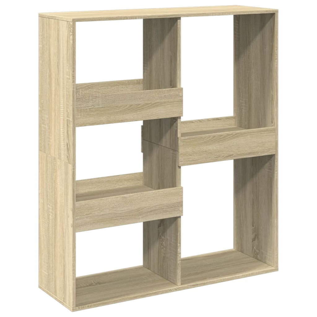 vidaXL Book Cabinet/Room Divider Sonoma Oak 100x33x115 cm 2