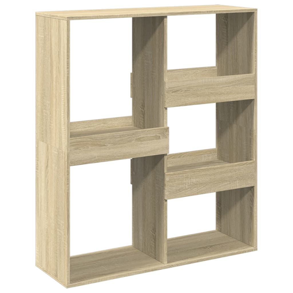 vidaXL Book Cabinet/Room Divider Sonoma Oak 100x33x115 cm 6