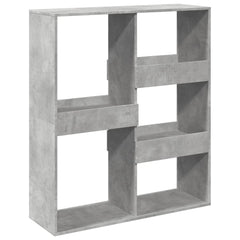 vidaXL Book Cabinet/Room Divider Concrete Grey 100x33x115 cm 6