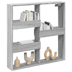 vidaXL Wall Cabinet Grey Sonoma 80x15x80 cm Engineered Wood 3