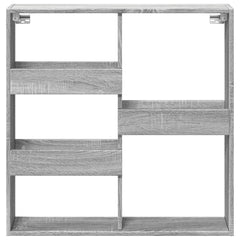 vidaXL Wall Cabinet Grey Sonoma 80x15x80 cm Engineered Wood 4