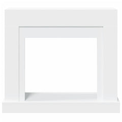 vidaXL Fireplace Surround White 100x30x87.5 cm Engineered Wood 4
