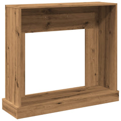 vidaXL Fireplace Surround Artisan Oak 100x30x87.5 cm Engineered Wood 6