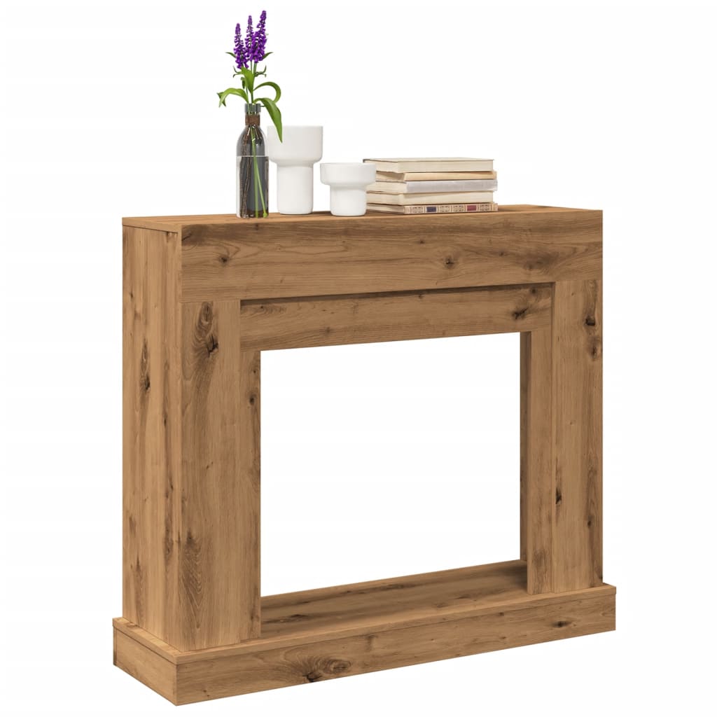 Fireplace Surround Engineered Wood in Artisan Oak