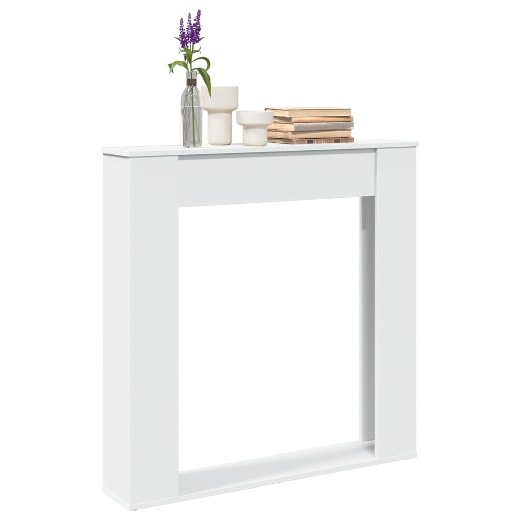 Fireplace Surround Engineered Wood in White