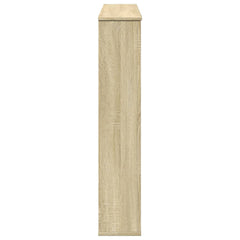 vidaXL Fireplace Surround Sonoma Oak 100x20x100 cm Engineered Wood 5