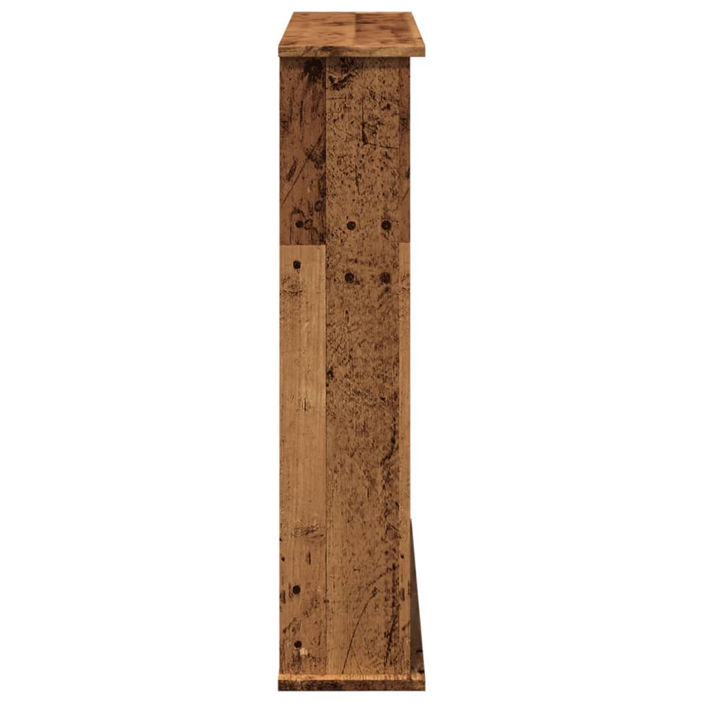 vidaXL Fireplace Surround Old Wood 75x20x87.5 cm Engineered Wood 5